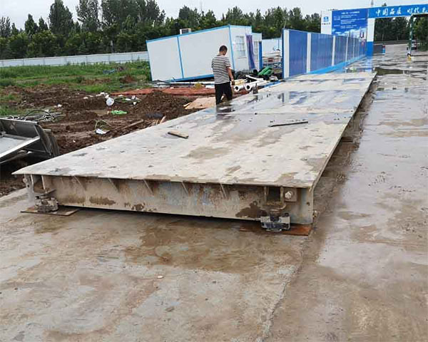 新乡原阳中建一局项目地磅改造柯力电器